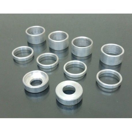 Separador de p/e Ø25 aluminio